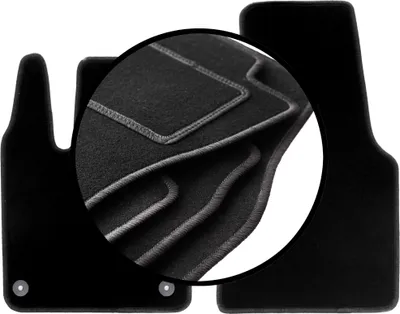 Image de tapis de sol en velours pour Smart Fortwo III (2014-2020)