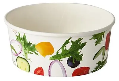 Produktbild von 360 Salatschalen To Go aus Pappe 750 ml Ø 15 cm · 6 cm "Salad"