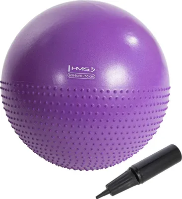 Obrázek produktu pro 55 cm fialový gymnastický míč pro cvičení a fitness