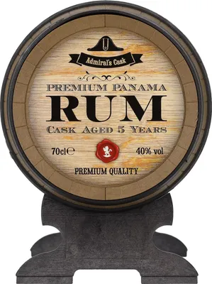 Produktbild von OSA Fine Spirits 5 Years Old Admiral's Cask Premium Panama Rum Barrel 40% Vol. 0,7l