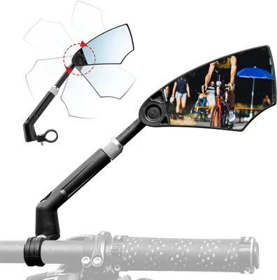Produktbild von ROCKBROS Fahrrad Rückspiegel Fahrradspiegel HD 360° Anti-Glare 1Stk für MTB, Rennräder, E-Bikes von 20–23 mm Rechts