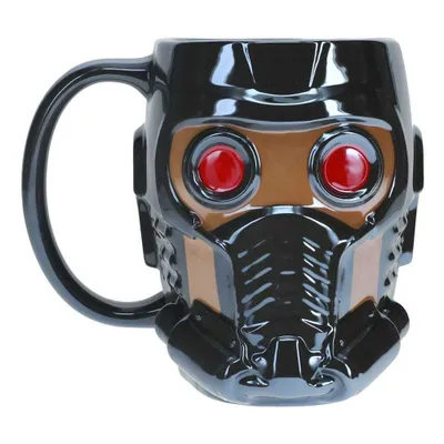 Produktbild von Paladone Starlord Shaped Mug, Einzelbild, 0,55 l, Schwarz, Keramik, Becher, Universal