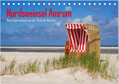 Produktbild von Nordseeinsel Amrum (Tischkalender 2025 DIN A5 quer), CALVENDO Monatskalender