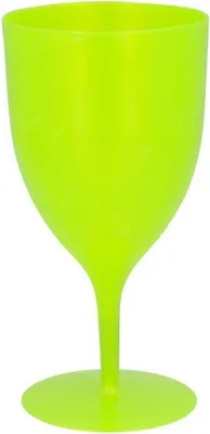 Produktbild von Mehrweg Wein Cocktail Glas grün 350 ml Wiederverwendbar Kunststoff Becher