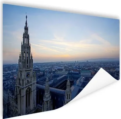 Produktbild von MuchoWow® Poster Wien - Österreich - Rathaus 180x120 cm - Fotoplakat
