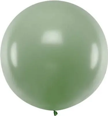 Zdjęcie produktu dla Balon lateksowy Gigant, Zielony, Pastel Rosemary Green, 60cm, 1 szt.