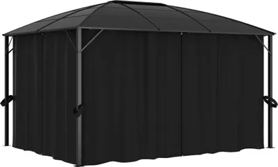 Immagine prodotto di Gazebo con Tende 400x300x265 cm Antracite