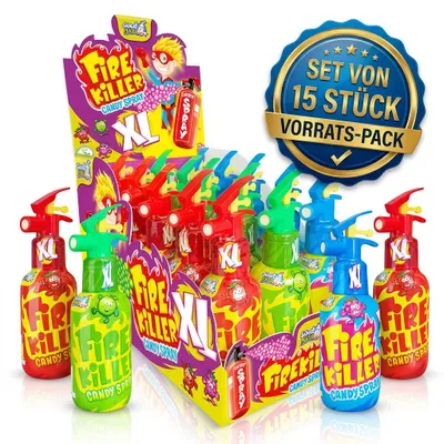 Obrázok produktu pre Sada 15 kusov Sweet Flash Fire Killer XL, cukríkové spreje