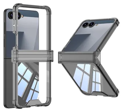 Produktbild von Für Samsung Galaxy Z Flip7 GKK Airbag Scharnier stoßfest Klapp Hülle Schwarz