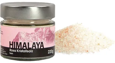 Produktbild von Feines Salz Rosa Salz aus Pakistan Vegan 220g