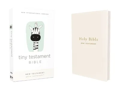 Obrázok produktu pre Niv, Tiny Testament Bible, New Testament, Leathersoft, White, Comfort Print