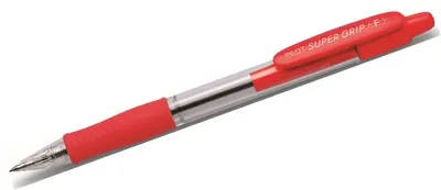 Zdjęcie produktu dla Pero kuličkové Pilot Super Grip, 0,7 mm (F), červené