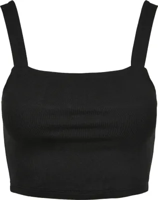 Produktbild von Urban Classics Ladies - Cropped Tank Top schwarz - XL