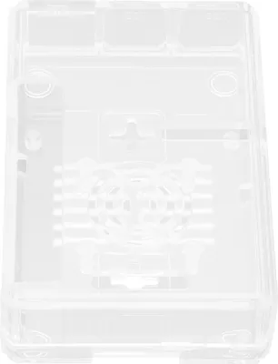 Image de Boîtier pour Raspberry Pi 4 Model B ABS Case Microcomputer Cooling Shell with Non Slip Mat