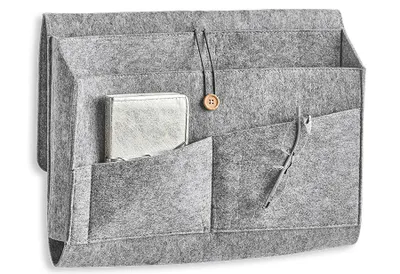 Produktbild von Zeller bett-organizer aus filz - Grau - Sortierboxen