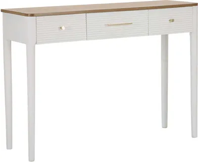 Obrázek produktu pro FURNLUX Konzolový stolek Matera White 107 cm / Hlavní barva: bílá / Rozměry: 107 x 80 x 37 cm