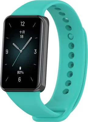 Obrázek produktu pro Pro Honor Band 9 vysoce kvalitní TPU jednobarevné hodinky Náhradní pásek na ruku tyrkysový