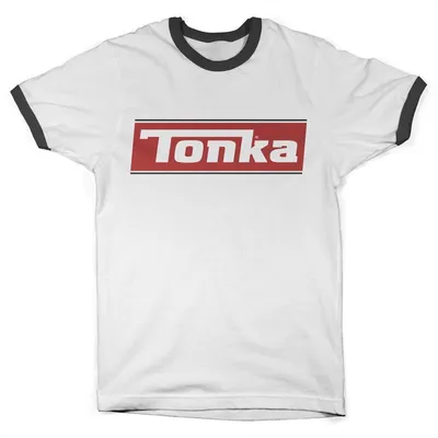 Produktbild von Tonka Logo Ringer Tee - Medium - WhiteBlack