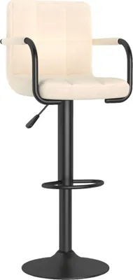 Obrázek produktu pro vidaXL Bar Stool Cream Fabric