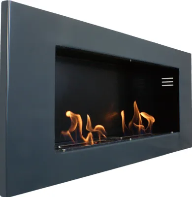 Immagine prodotto di Caminetto a gel ed etanolo Aurora Deluxe antracite lucido