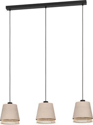 Obrázek produktu pro Pendlo 3Xe27 Černá Eglo Tabley