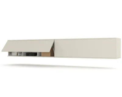 Produktbild von TV-Lowboard Fernsehschrank SIMPLY DUO UP HÄNGEND Cashmere/Cashmere 240cm