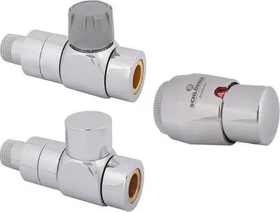 Obrázok produktu pre Js Style-Tec-Set, Durchgangsform  Dn15,1/2",Poliert Verchromt