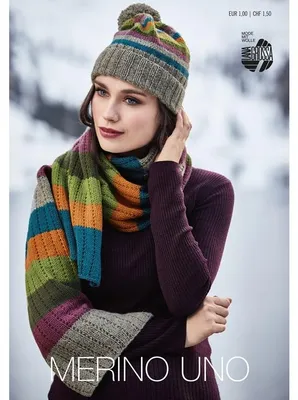 Produktbild von Lana Grossa Merino Uno Flyer (Flyer mit 6 Modellanleitungen zum Stricken und Häkeln)  