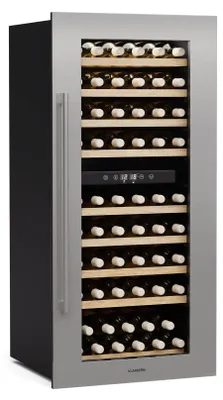 Obrázok produktu pre Klarstein Vinsider Duo chladnička na víno – 79 fliaš, 2 zóny, 5-22 °C, dotykové ovládanie, LED, UV ochrana, vstavaná, čierna