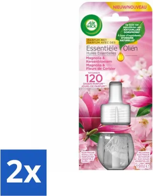 Imagen del producto de Air Wick - Refill de aceites esenciales - Brisa marina y flor de loto - Paquete económico - 2 unidades