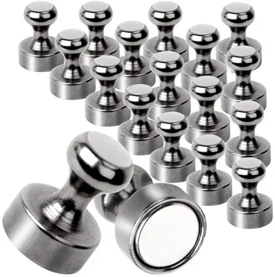 Obrázek produktu pro Silné neodymové magnety, 18 kusů, černé, 12 x 16 mm