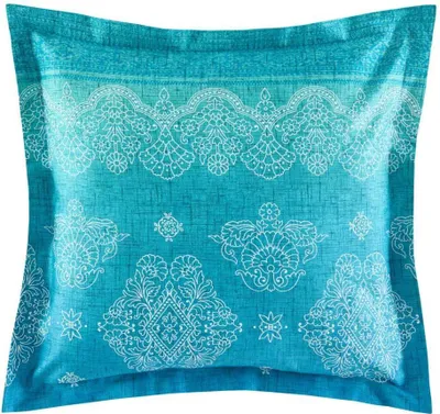 Produktbild von Bassetti Satin-Kissenhülle einzeln KERALA Farbe B1 BLAU Größe 40x40