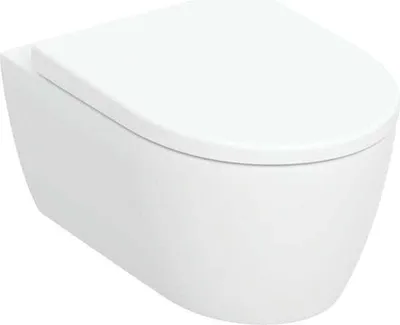 Immagine prodotto di Geberit iCon Set WC suspendu avec siège, sans rinçage, rinçage profond, forme fermée, 6l, 501664, 501.664.00.8, 501.664.00.8