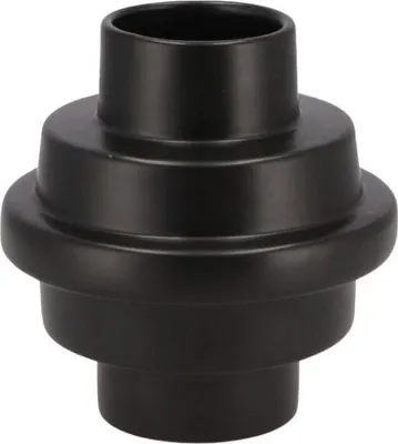 Image de Vase Stairs noir 18 x 18 x 20 cm