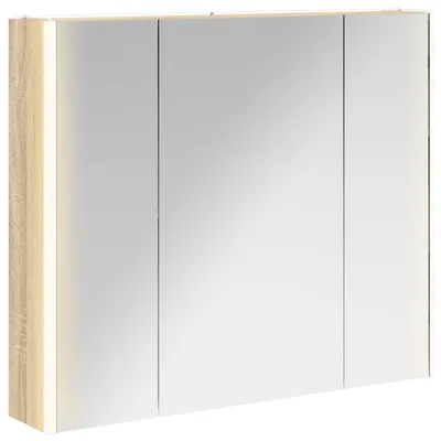 Obrázek produktu pro Koupelnová zrcadlová skříň Sonoma dub 83,5 x 15,5 x 70 cm