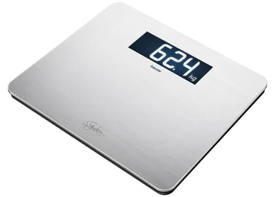Obrázek produktu pro BEURER GS 405, Koupelnová váha s XXL displejem a s nosností 200 kg, nerezová
