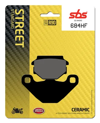 Produktbild von Bremsbelag SBS 684HF (Satz pro Scheibe) Street Ceramic