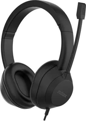 Produktbild von Nilox NXAUSB02, Kabelgebunden, Anrufe/Musik, 20 - 20000 Hz, Kopfhörer, Schwarz
