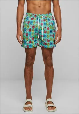 Obrázok produktu pre Pánské kraťasy Urban Classics Pattern Swim Shorts calavera aop - L