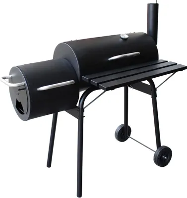 Image de Barbecue au charbon avec grille en acier et fumoir latéral Essex