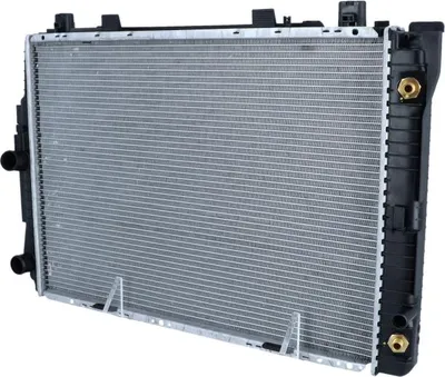 Produktbild von Kühler Motor Kühlrippen gelötet 668 - 471 mm Alu NRF für u.a. MERCEDES-BENZ 124