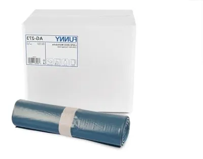 Productafbeelding van Vuilniszakken - Afvalzakken - Afval Opruimen - Sterk LD-PE - 120 Liter 200 Stuks - Blauw