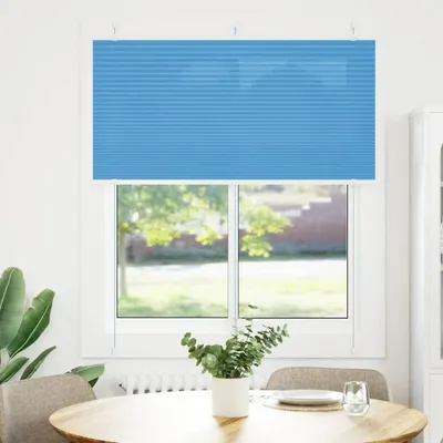 Obrázek produktu pro vidaXL Plisovaná roleta modrá 120x150 cm šířka látky 119,4 cm polyester