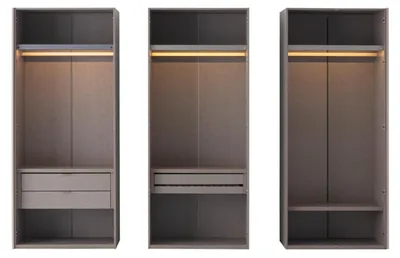 Produktbild von Kleiderschrank Modern Beige Elegant Schrank Schlafzimmerschrank