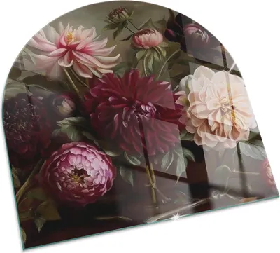 Produktbild von Blumenstrauß im Detail – Glasbodenplatte für – Kaminofen – Kaminplatte Glas – Schutzglas – Funkenschutzplatte –Glasbodenplatte Feuerfeste – Hitzeschutzplatte – Bodenschutz aus Glas – 100x100 cm