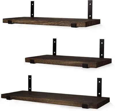 Produktbild von Famanu Wandregal Set aus Holz - 3 Größen