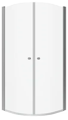 Produktbild von Runddusche Duschkabine 90x90x195cm Viertelkreis Duschabtrennung 6mm NANO ESG Sicherheitsglas