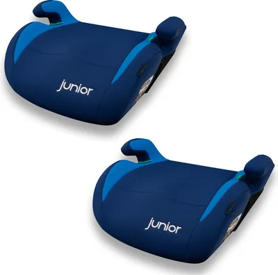 Produktbild von 2x Kindersitzerhöhung Max i-SIZE Norm ECE R129, 125 bis 150 cm Körpergröße, Sitzerhöhung blau von PETEX