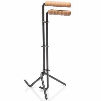Produktbild von Petromax Profi-Deckelheber Holzgriff, Stahl, schwarz
