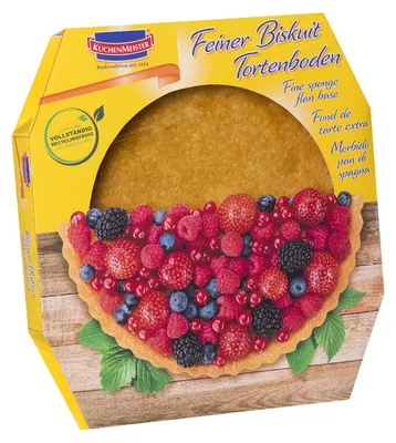 Immagine prodotto di KuchenMeister fondo spugna fine per basi di frutta 250g